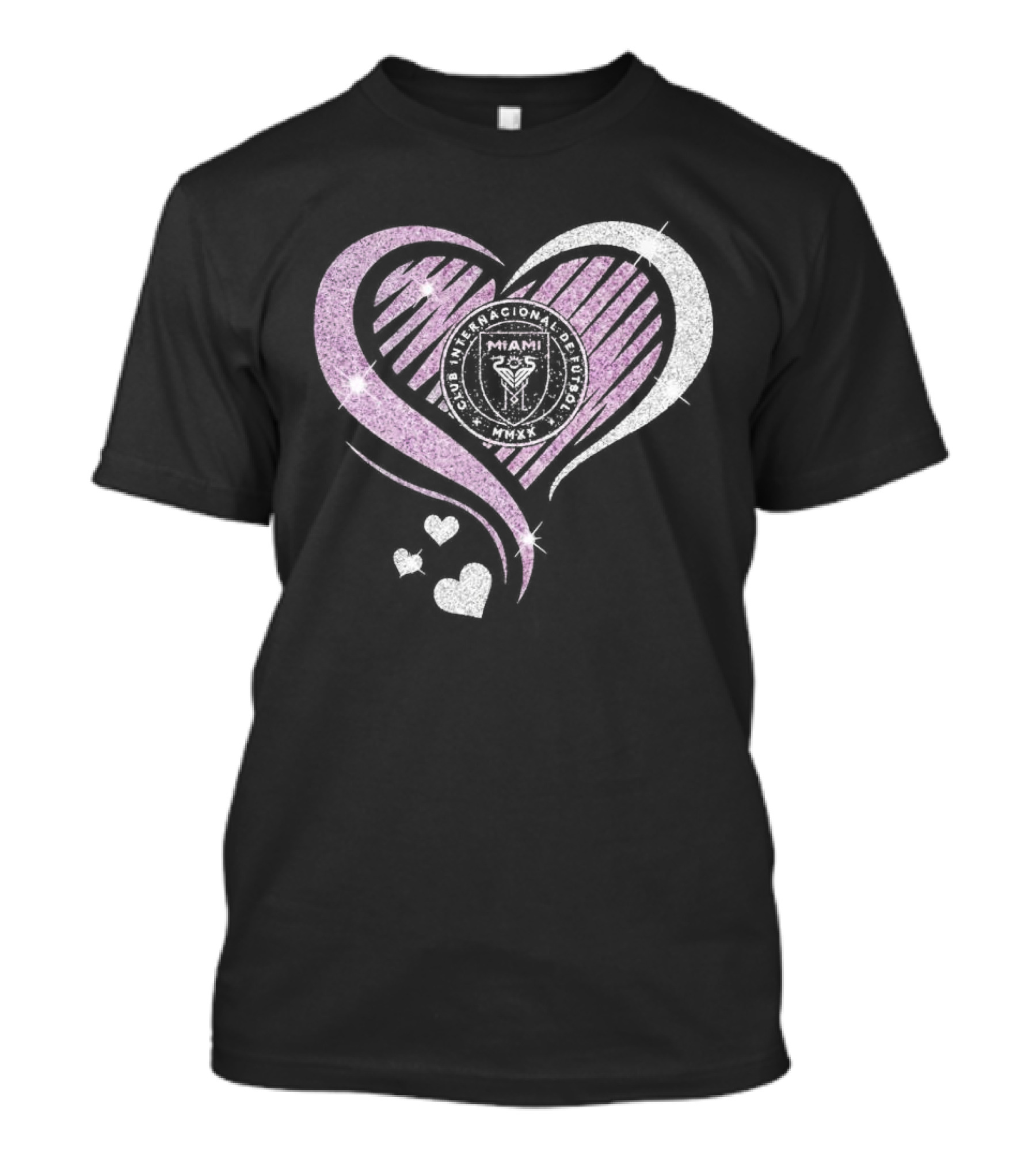 Inter Miami Club Internacional De Futbol Heart MMXX T-Shirt