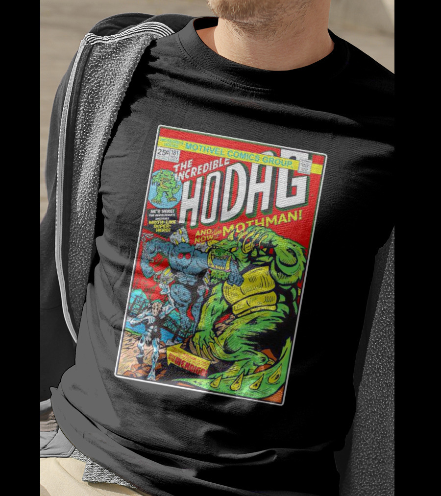 Mothvel Comics Group The Incredible Hodag And The Mothman Battles Incredico T-Shirt