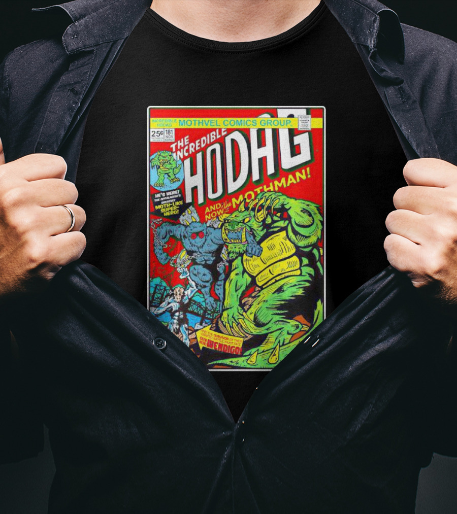Mothvel Comics Group The Incredible Hodag And The Mothman Battles Incredico T-Shirt