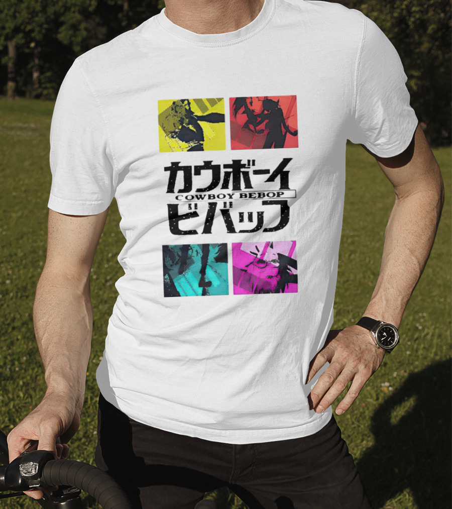 Augmented Reality Cowboy Bebop Iconic Anime Montage T-Shirt