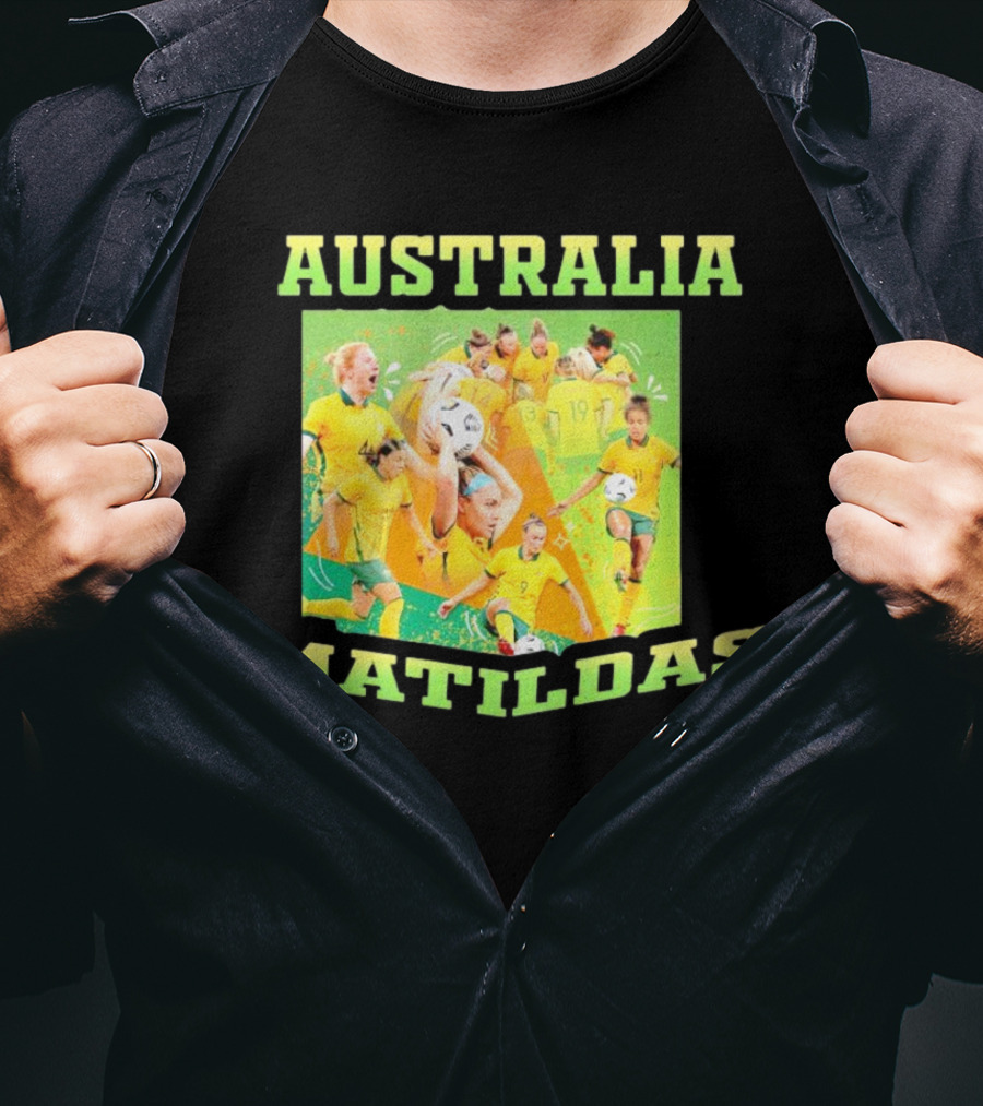 Australia Matildas Soccer Team Players T-Shirt