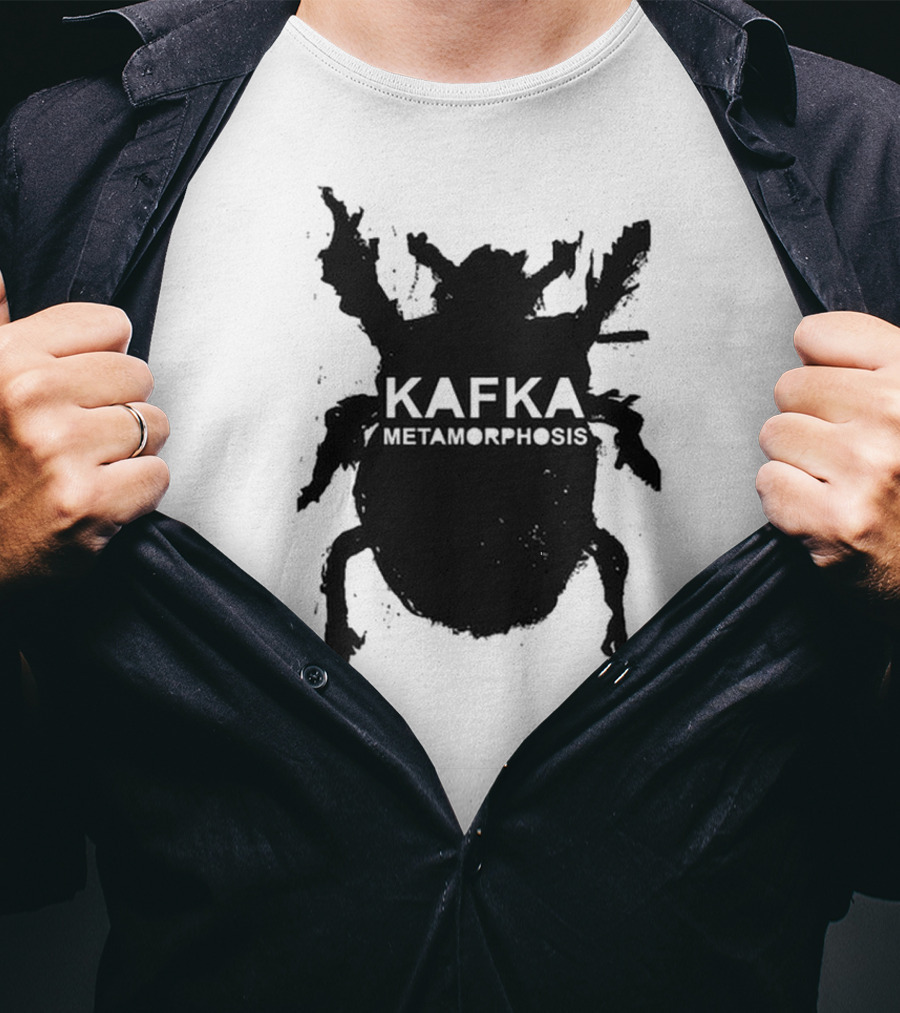 Kafka Metamorphosis Dark Insect T-Shirt
