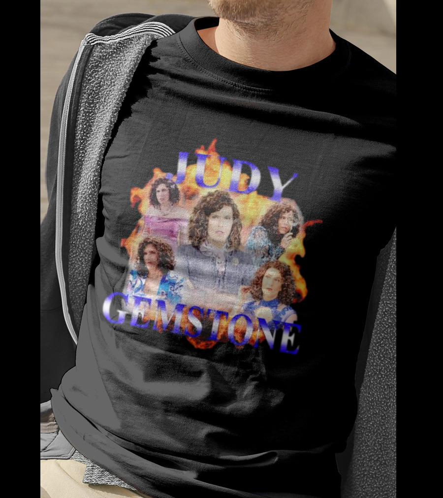 Judy Gemstone Fiery Montage T-Shirt