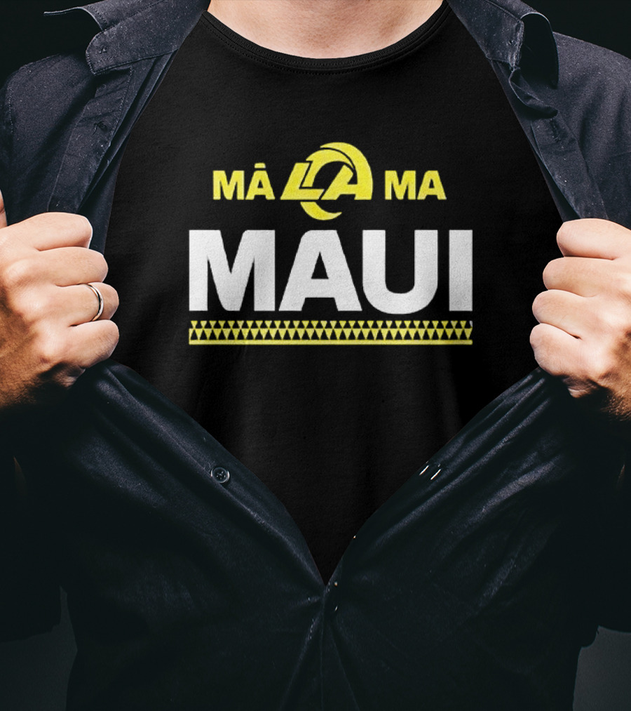 Los Angeles Rams Mālama Maui T-Shirt