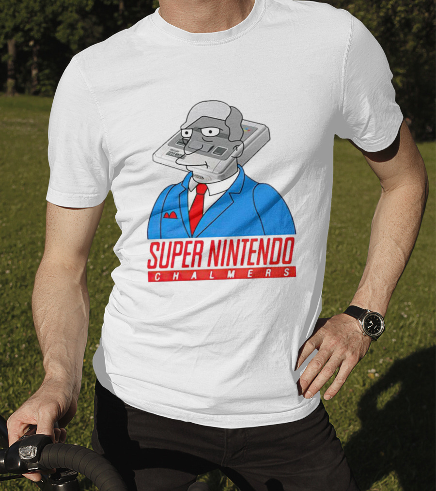 Bart Simpson Super Nintendo Chalmers Iconic Mashup T-Shirt