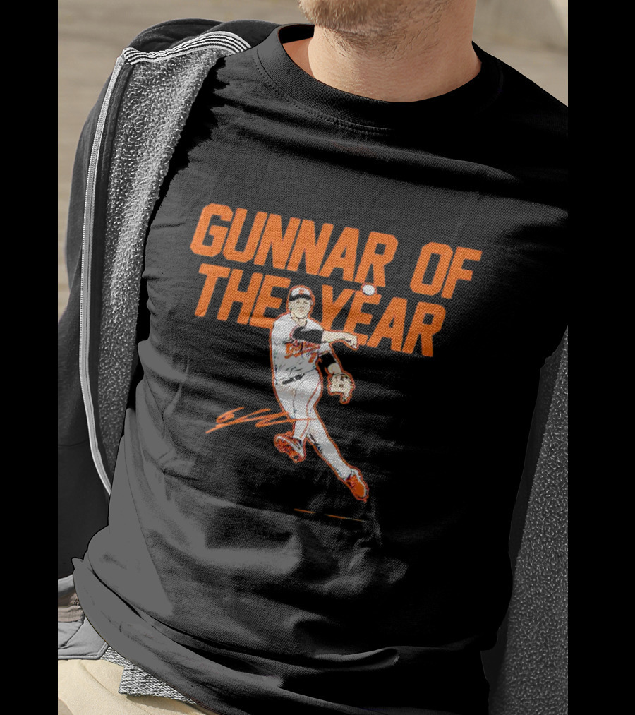 Gunnar Henderson Gunnar Of The Year Signature Baseball Player T-Shirt