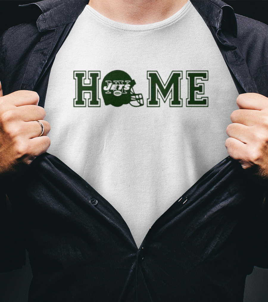 New York Jets Helmet Home Logo Fan Gear T-Shirt
