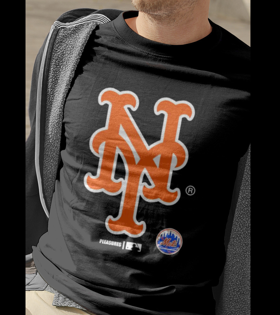 New York Mets MLB Pleasures Collaboration T-Shirt