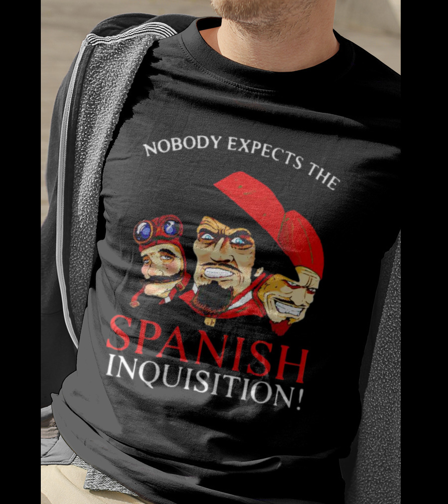 Nobody Expects The Spanish Inquisition Monty Python Characters T-Shirt