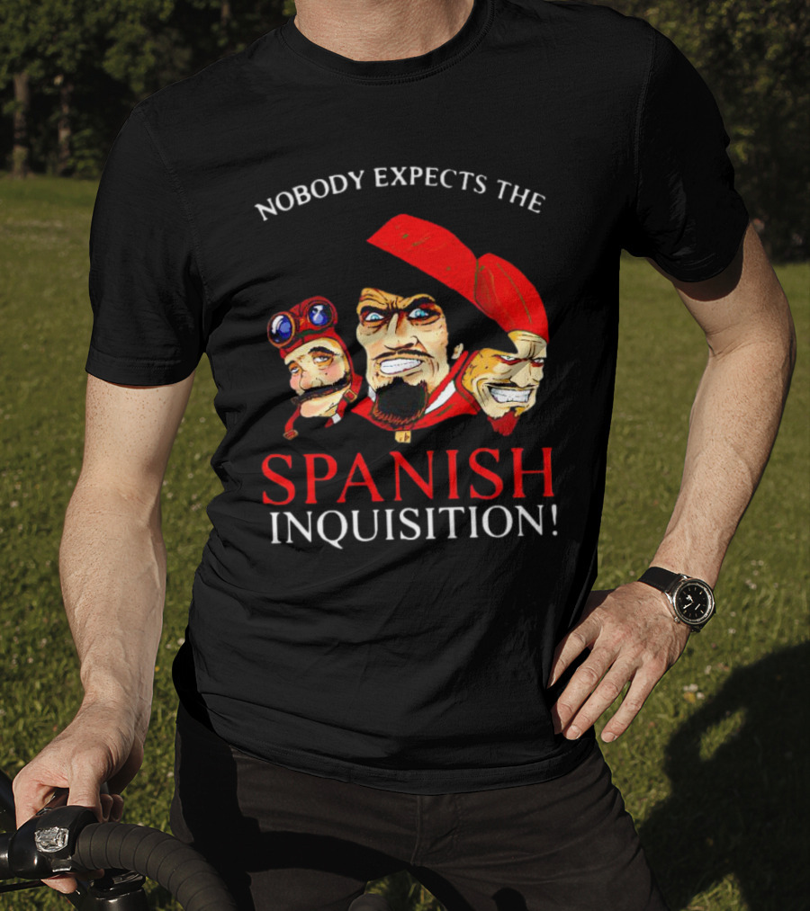 Nobody Expects The Spanish Inquisition Monty Python Characters T-Shirt