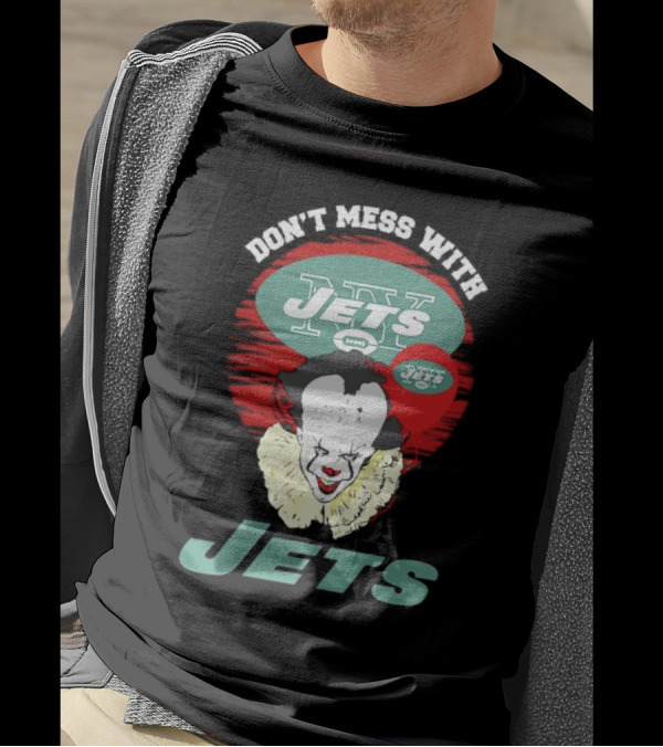 Don't Mess With Jets Pennywise Crossover T-Shirt