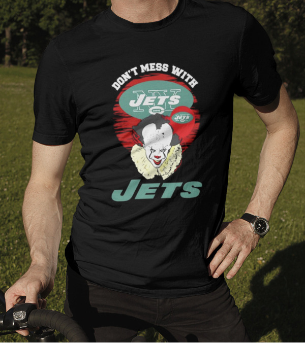 Don't Mess With Jets Pennywise Crossover T-Shirt