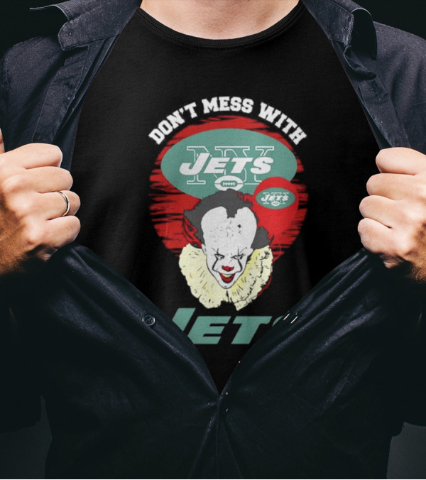 Don't Mess With Jets Pennywise Crossover T-Shirt