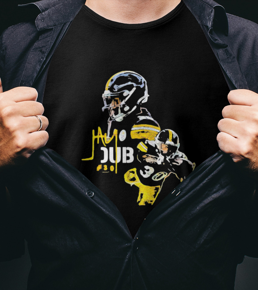 Steelers Jaylen Warren Jay Dub #30 Football Player T-Shirt