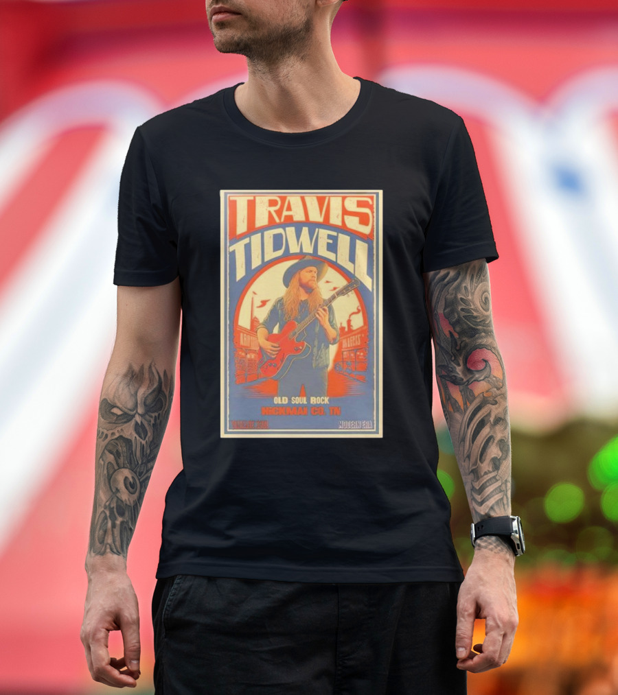 Travis Tidwell Old Soul Rock Concert Hickman Co TN Vintage Era T-Shirt