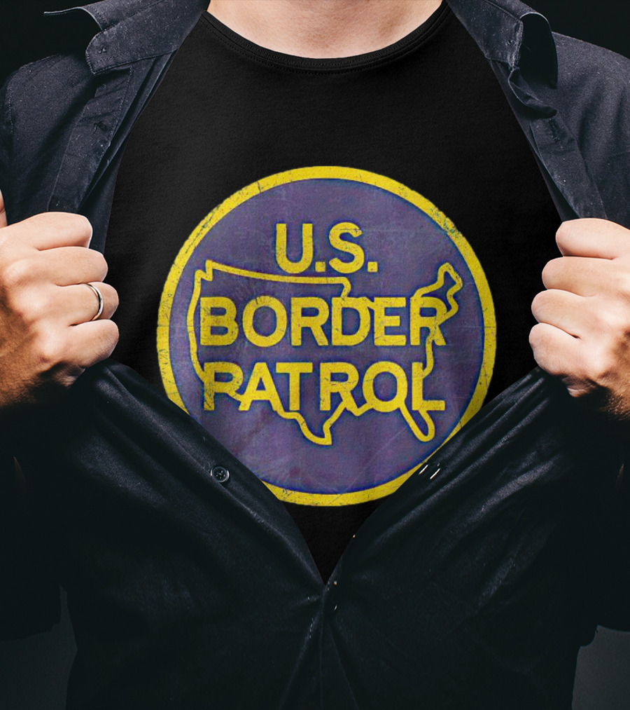 U.S. Border Patrol Map Emblem T-Shirt