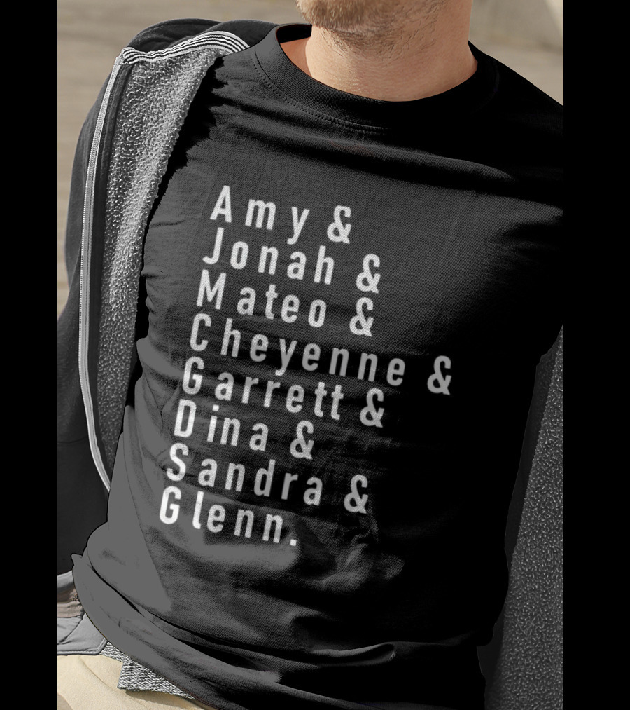 Amy Jonah Mateo Cheyenne Garrett Dina Sandra Glenn Superstore Characters T-Shirt