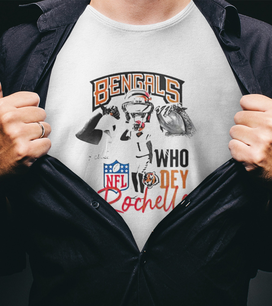 Rochelle Bengals Who Dey NFL T-Shirt