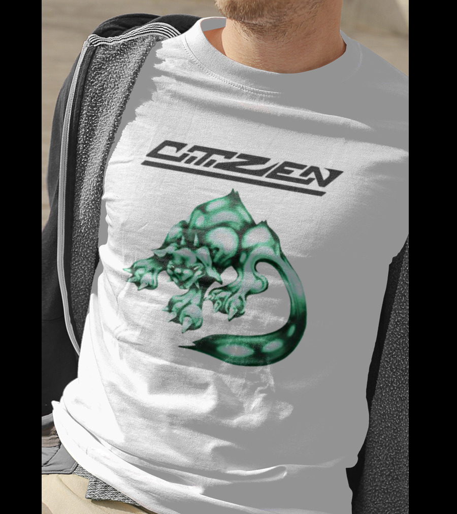 CITIZEN Green Creature Fantasy Vintage Gaming Aesthetic T-Shirt