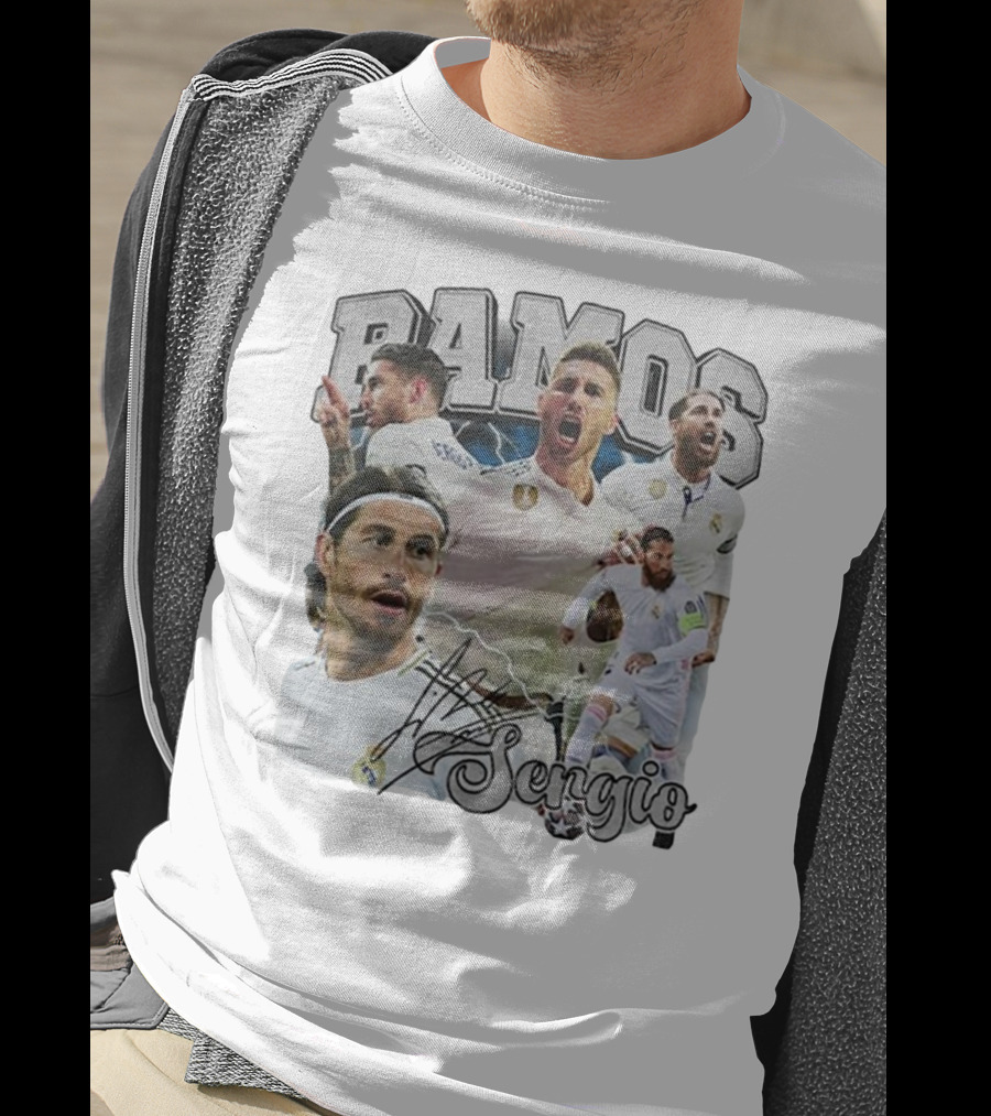 Ramos Sergio Real Madrid Football Soccer T-Shirt