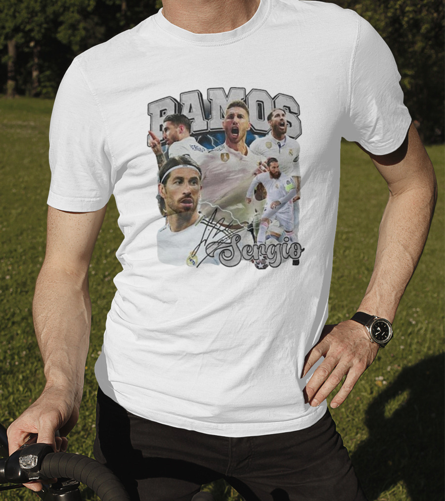 Ramos Sergio Real Madrid Football Soccer T-Shirt