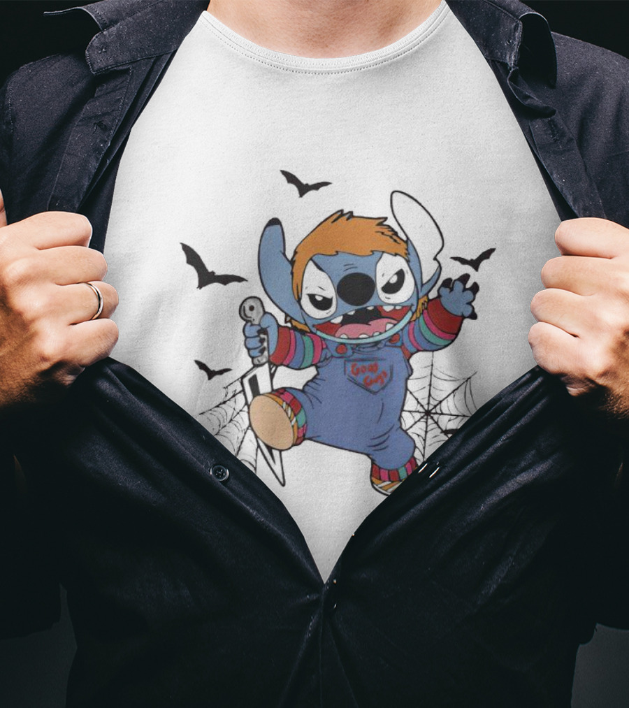 Stitch Chucky Mashup Good Guys Halloween T-Shirt