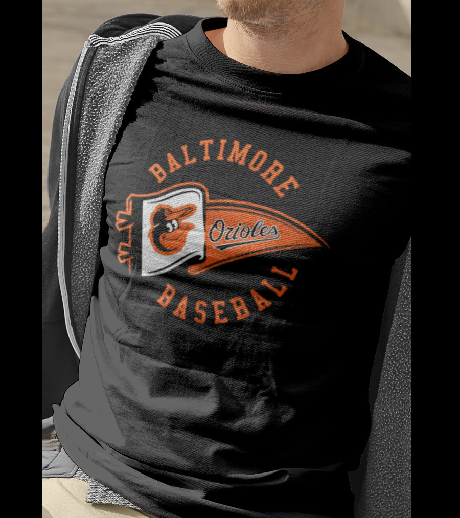 Baltimore Orioles Baseball Baltimore Pennant T-Shirt