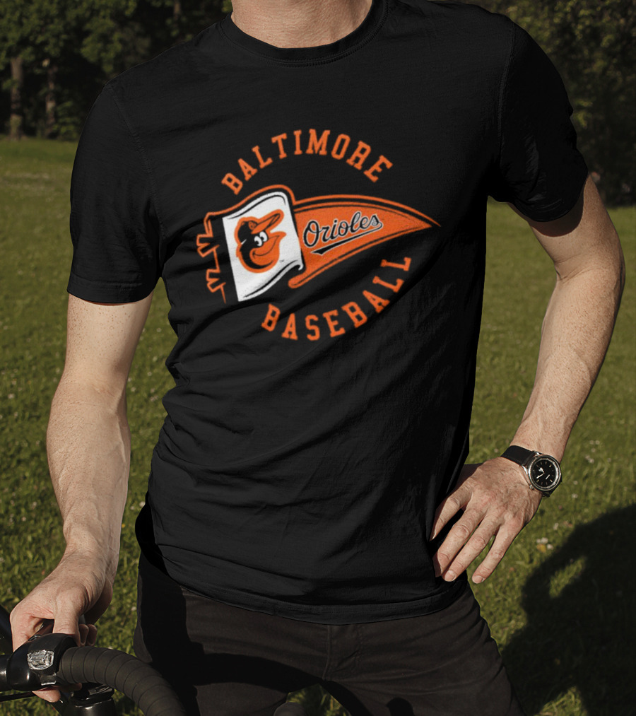Baltimore Orioles Baseball Baltimore Pennant T-Shirt