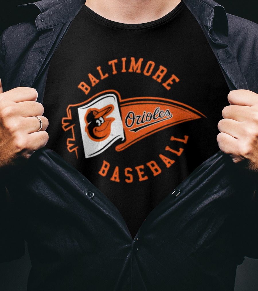 Baltimore Orioles Baseball Baltimore Pennant T-Shirt