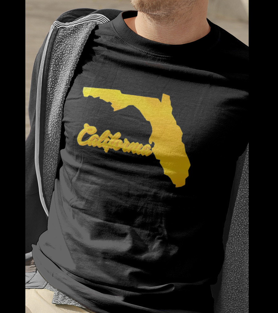 California Florida Map Playful Twist T-Shirt