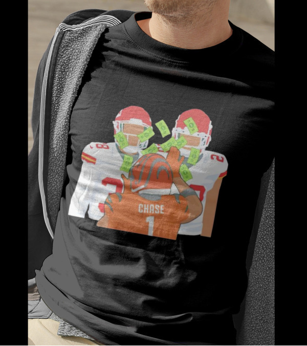 Chase Ja’marr Money Chiefs Bengals Football Showdown T-Shirt