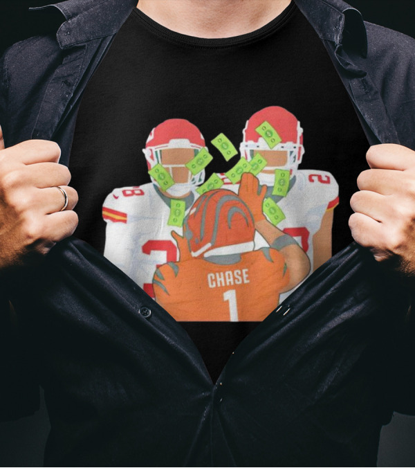 Chase Ja’marr Money Chiefs Bengals Football Showdown T-Shirt