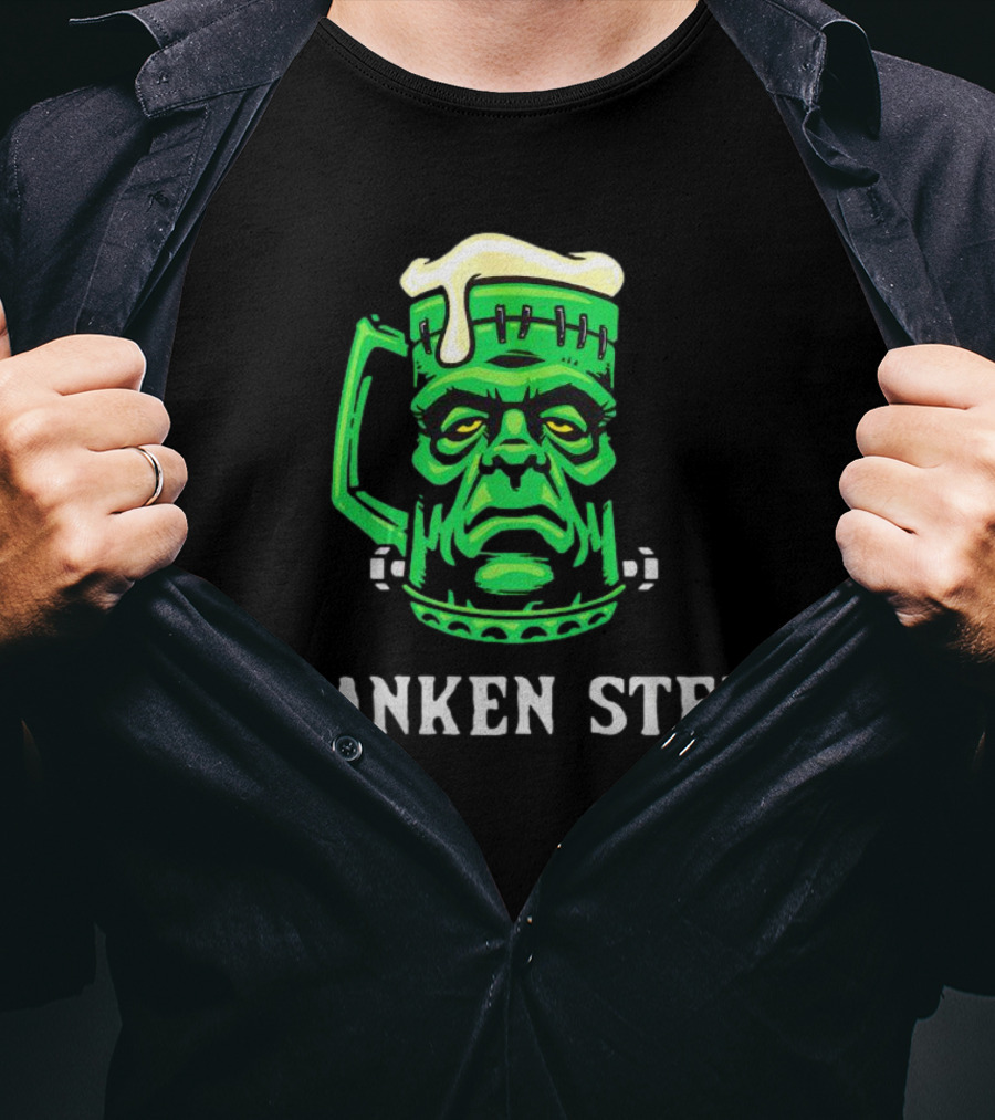 Franken Stein Beer Mug Monsters Halloween T-Shirt
