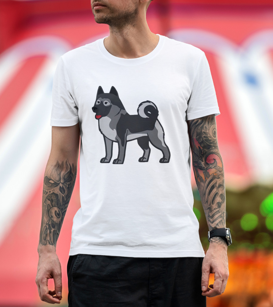 General Freya Organa the Norwegian Elkhound Puppy Dog T-Shirt
