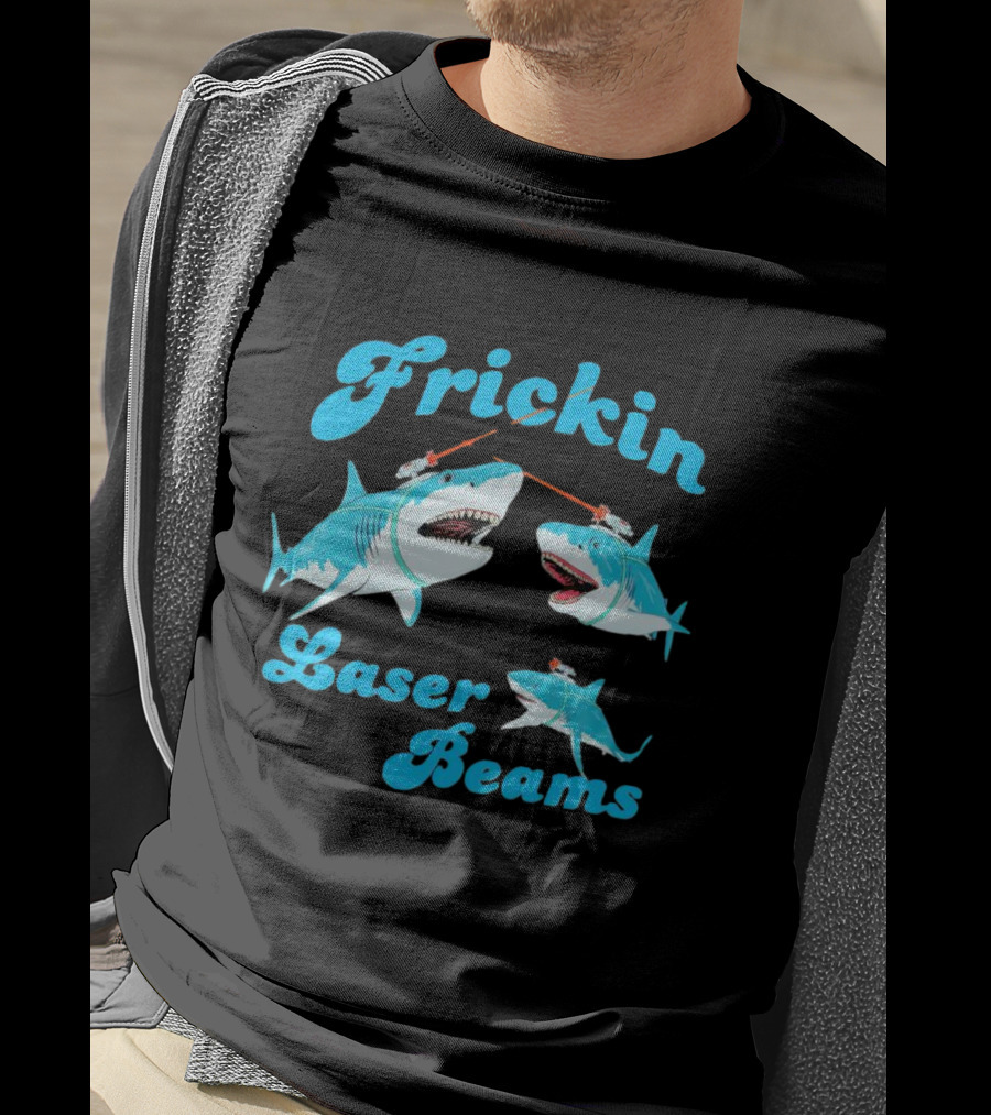Frickin Laser Beams Sharks Retro T-Shirt