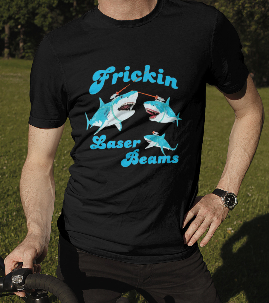 Frickin Laser Beams Sharks Retro T-Shirt
