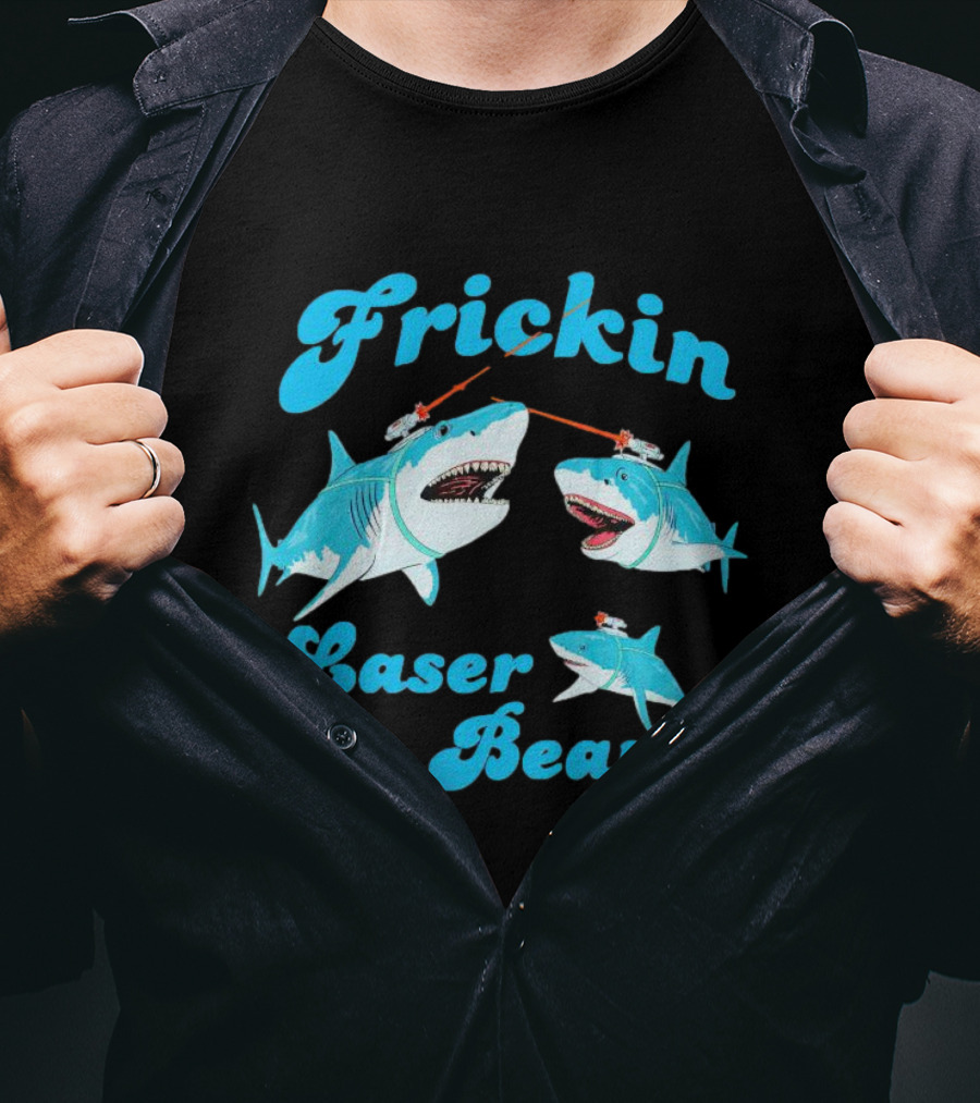 Frickin Laser Beams Sharks Retro T-Shirt