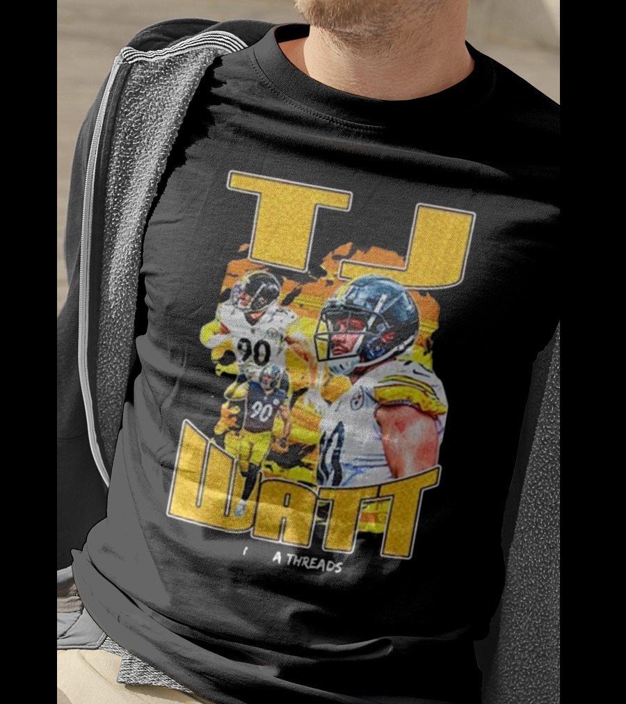 TJ Watt Vintage Bootleg Threads T-Shirt