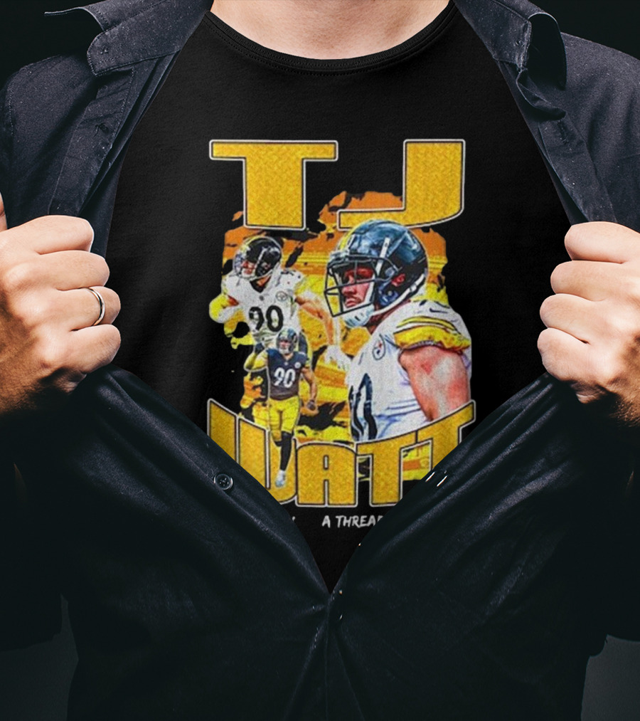 TJ Watt Vintage Bootleg Threads T-Shirt
