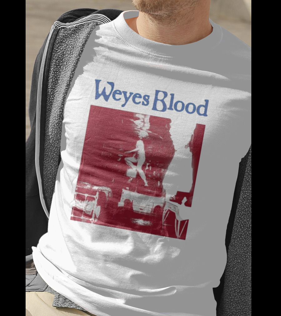 Weyes Blood Titanic Rising Red Silhouette Album T-Shirt