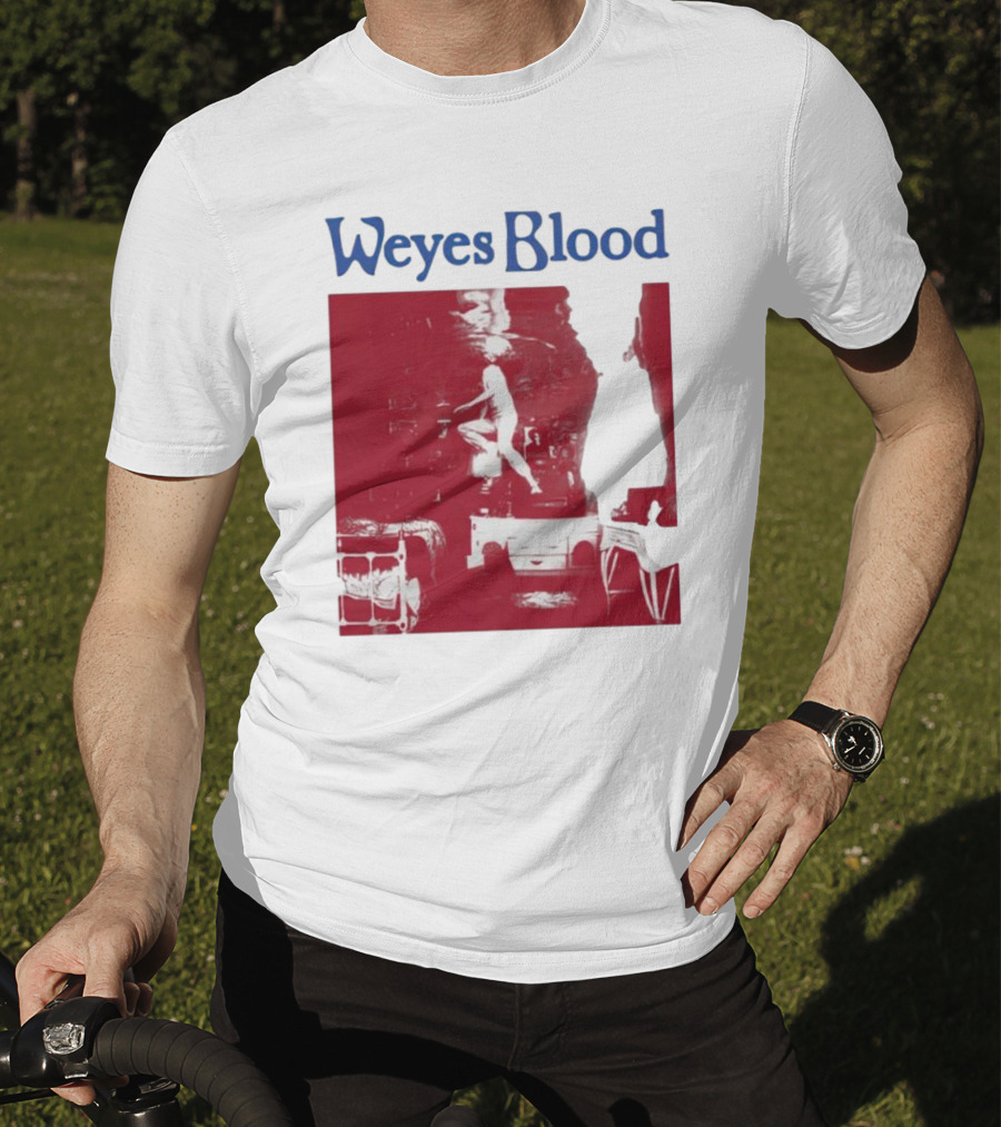 Weyes Blood Titanic Rising Red Silhouette Album T-Shirt