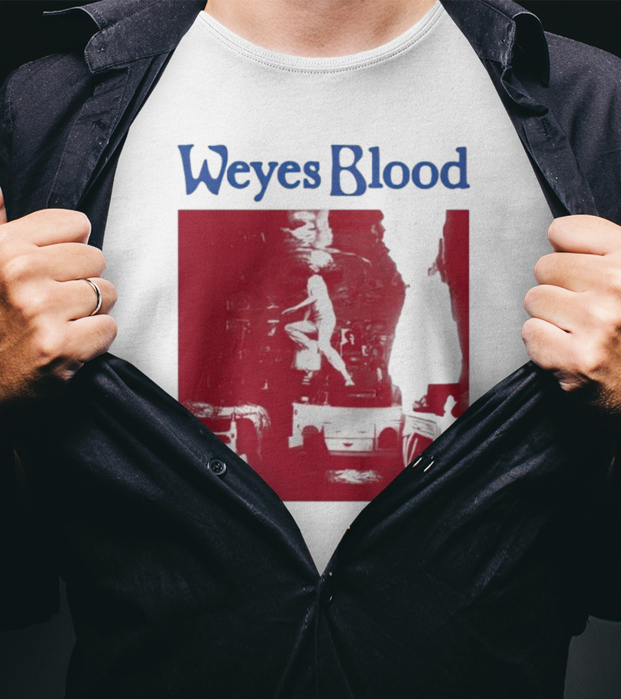 Weyes Blood Titanic Rising Red Silhouette Album T-Shirt