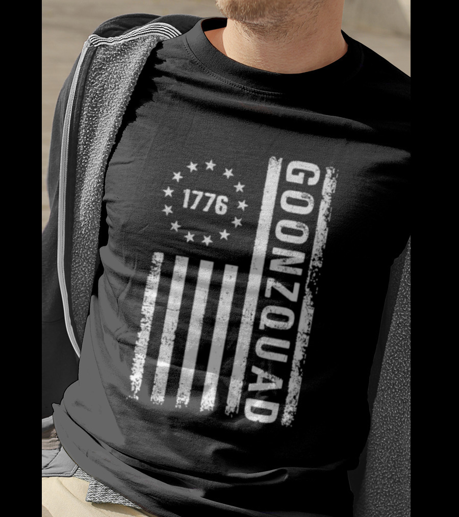 Goonzquad 1776 Distressed American Flag T-Shirt