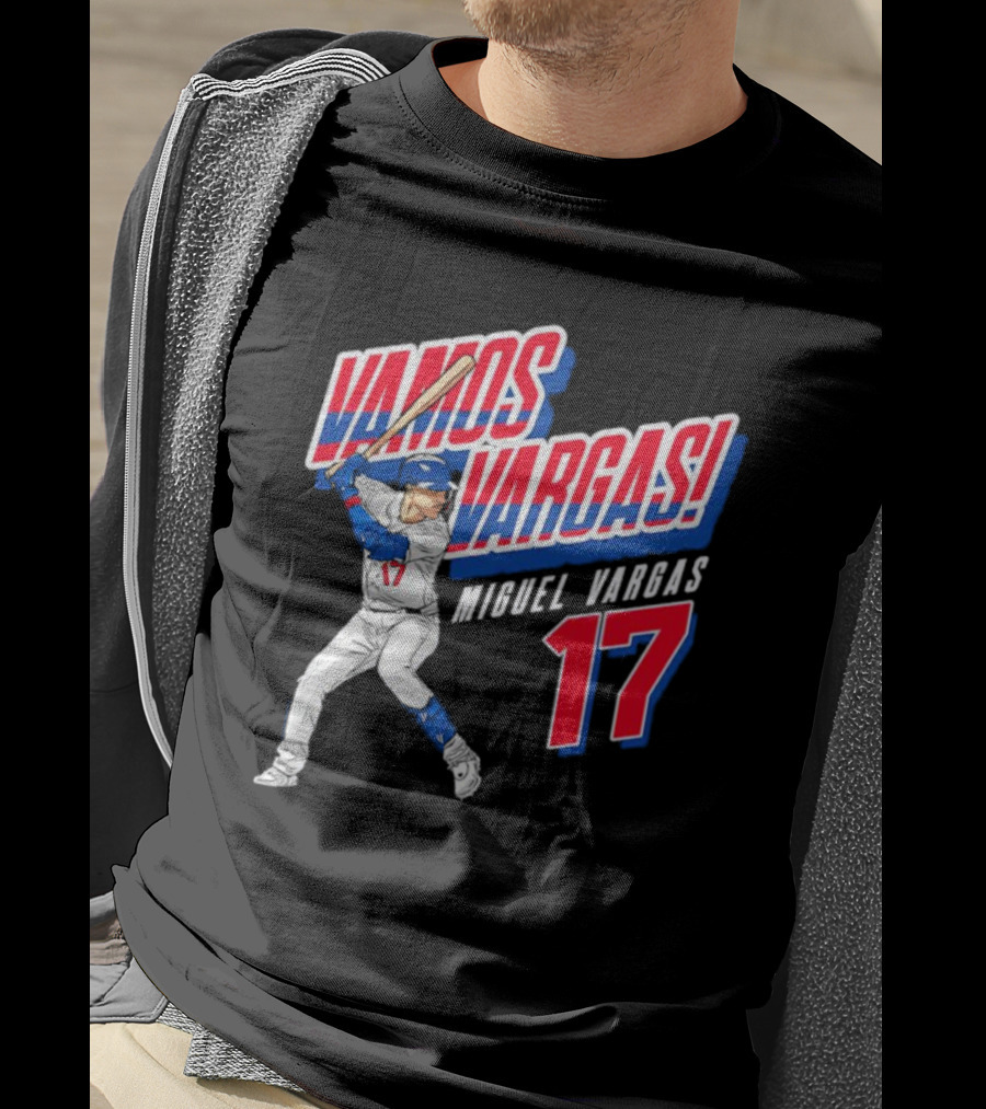 Vamos Vargas Miguel Vargas #17 Baseball Player Iconic T-Shirt