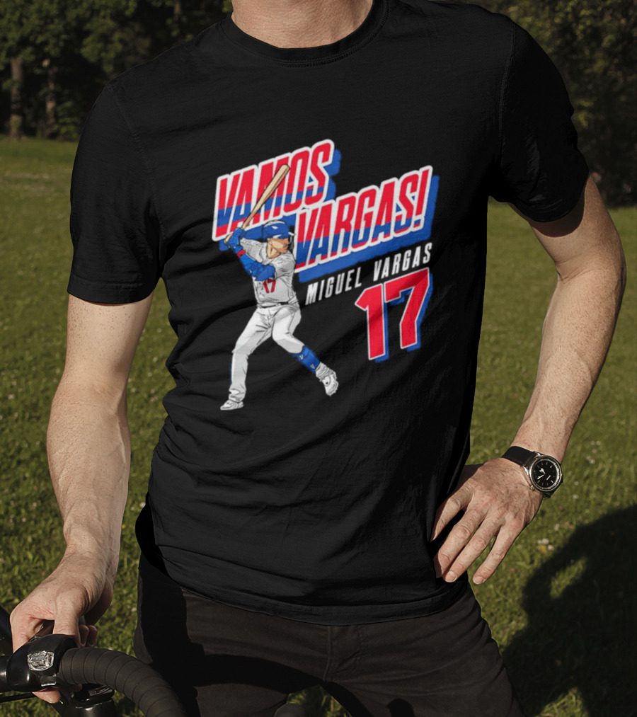Vamos Vargas Miguel Vargas #17 Baseball Player Iconic T-Shirt