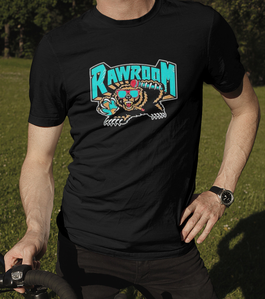 Raw Room Bear Claw Sunglasses And Baseball Cap T-Shirt