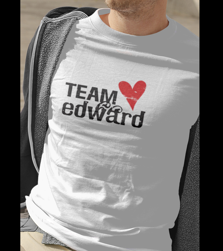 Team Edward Heart Twilight Taylor Lautner T-Shirt