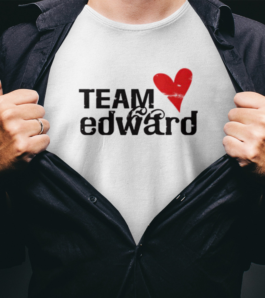 Team Edward Heart Twilight Taylor Lautner T-Shirt