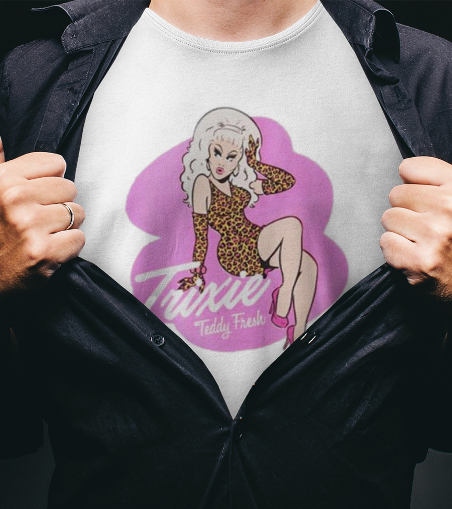 Trixie Teddy Fresh Leopard Pink T-Shirt