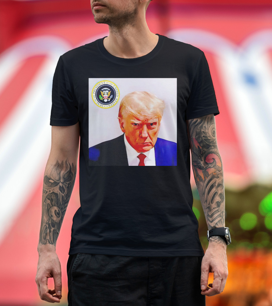 Trump Shot Seal of the President of the United States T-Shirt